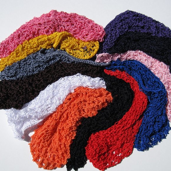 Bubblegum Pink Pinup Retro rockabilly Hair Snood - Picture 3 of 3